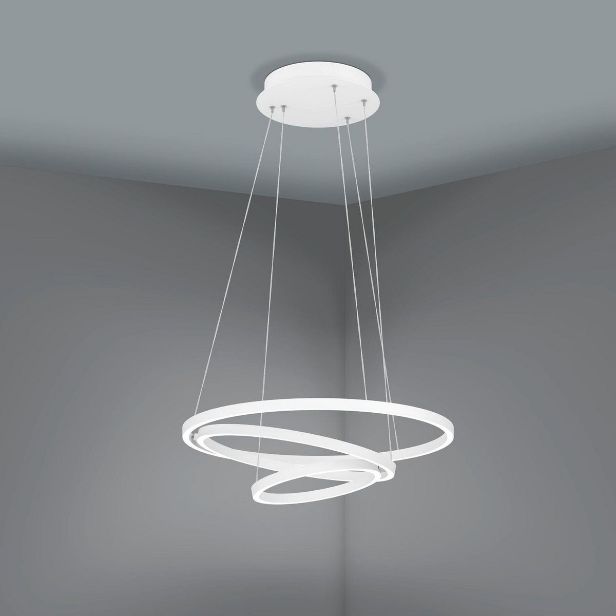 EGLO - Lámpara Colgante Lobinero-Z 1L Blanco