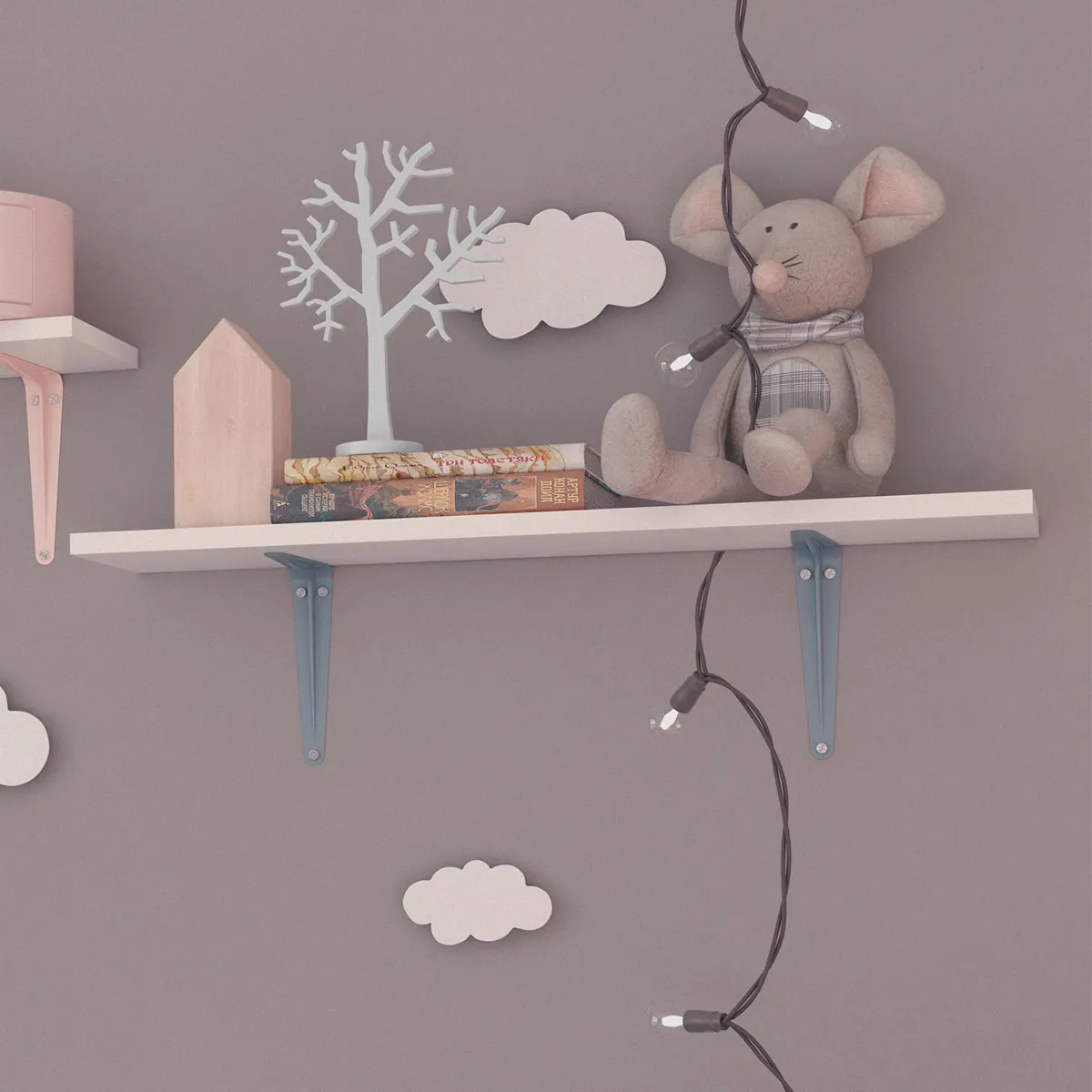 DUCASSE - Soporte Escuadra Azul 15x20cm