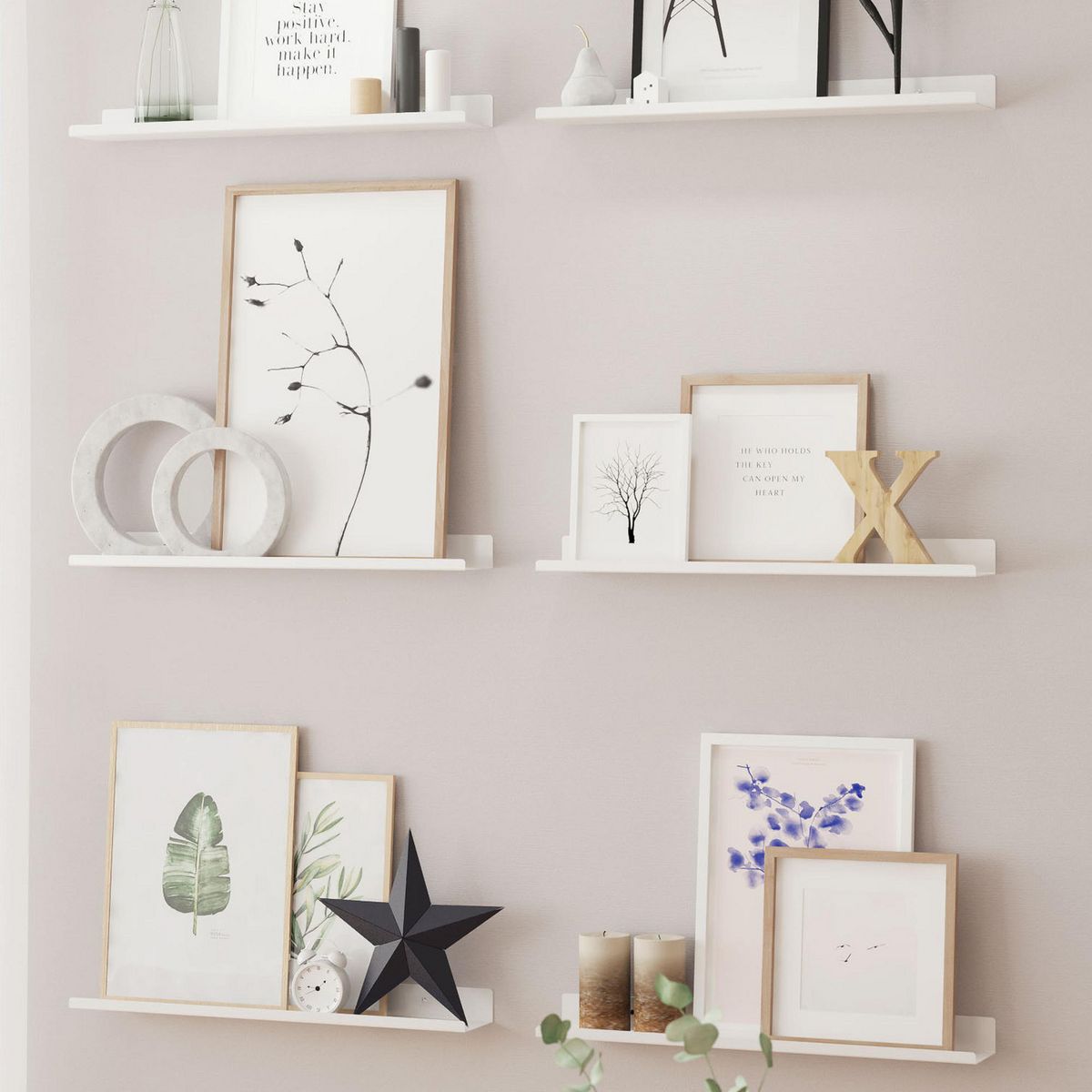 DUCASSE - Repisa Spezia Blanco 60cm