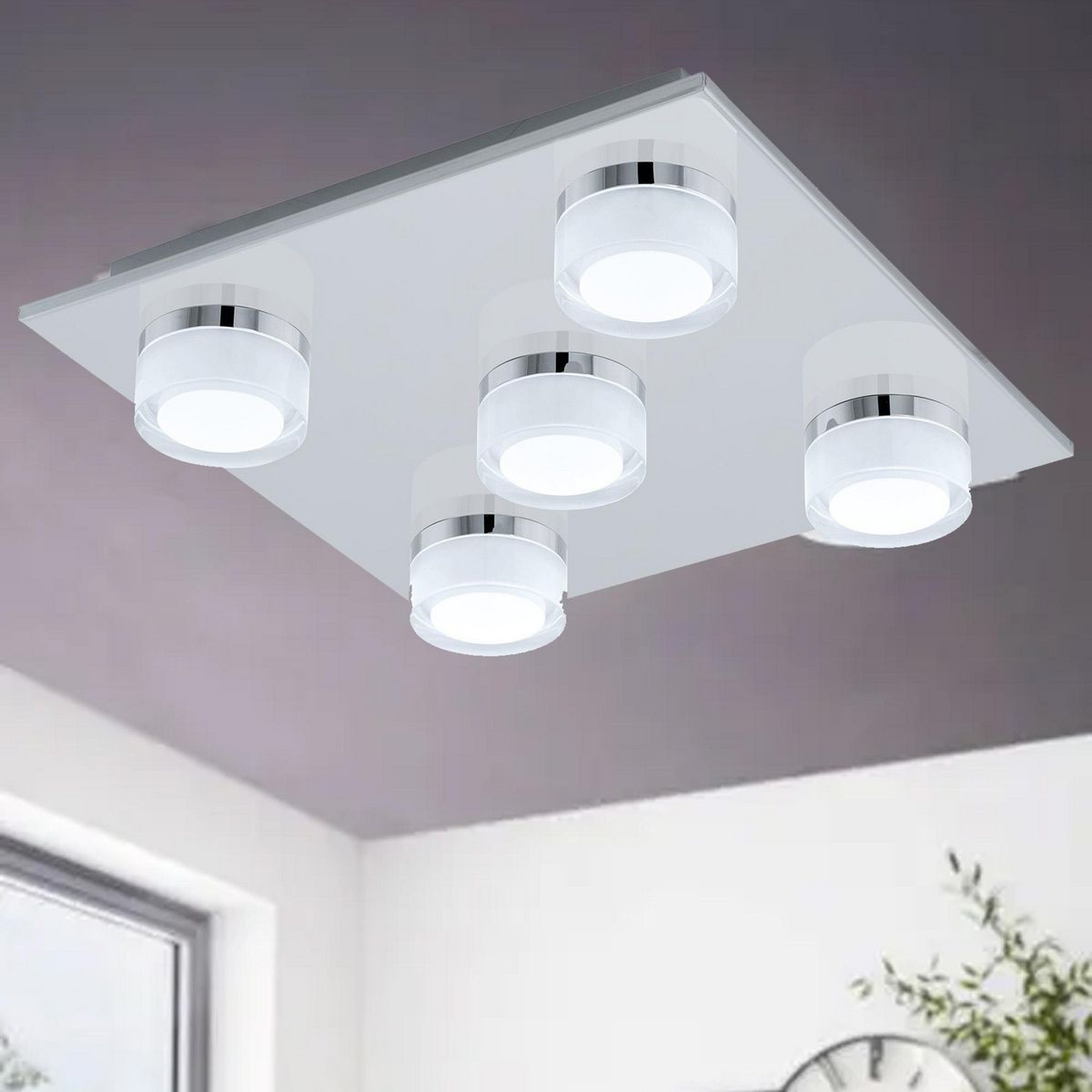 EGLO - Lámpara de Techo Romendo 1 5x7.2W