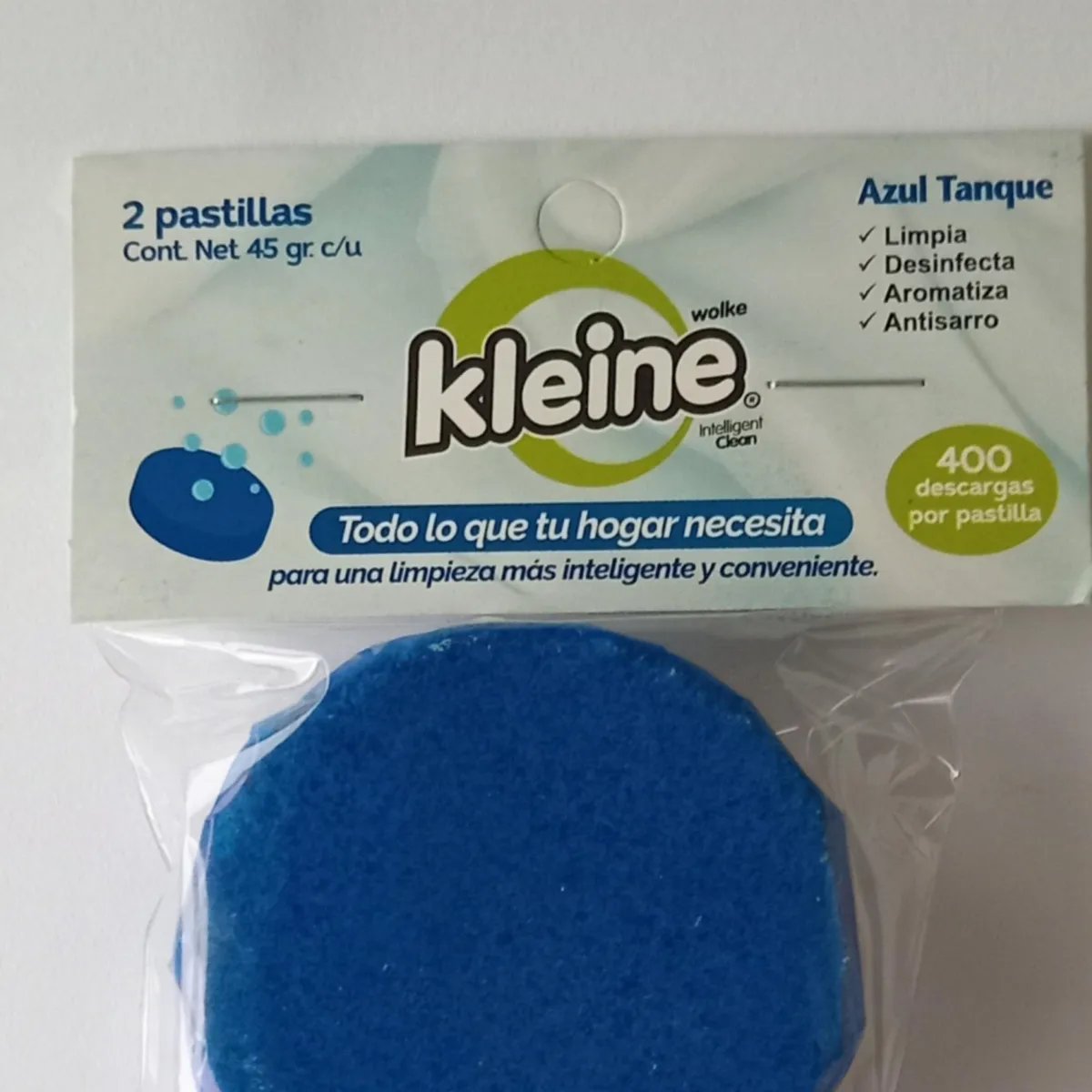 KLEINE WOLKE - Pastilla para Inodoro Azul X2 unid