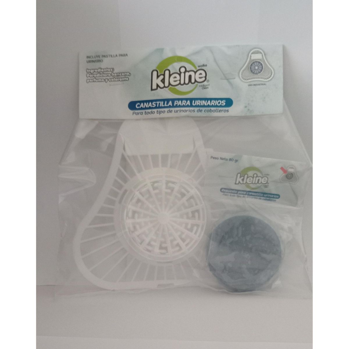 KLEINE WOLKE - Canastilla de Urinario Blanco