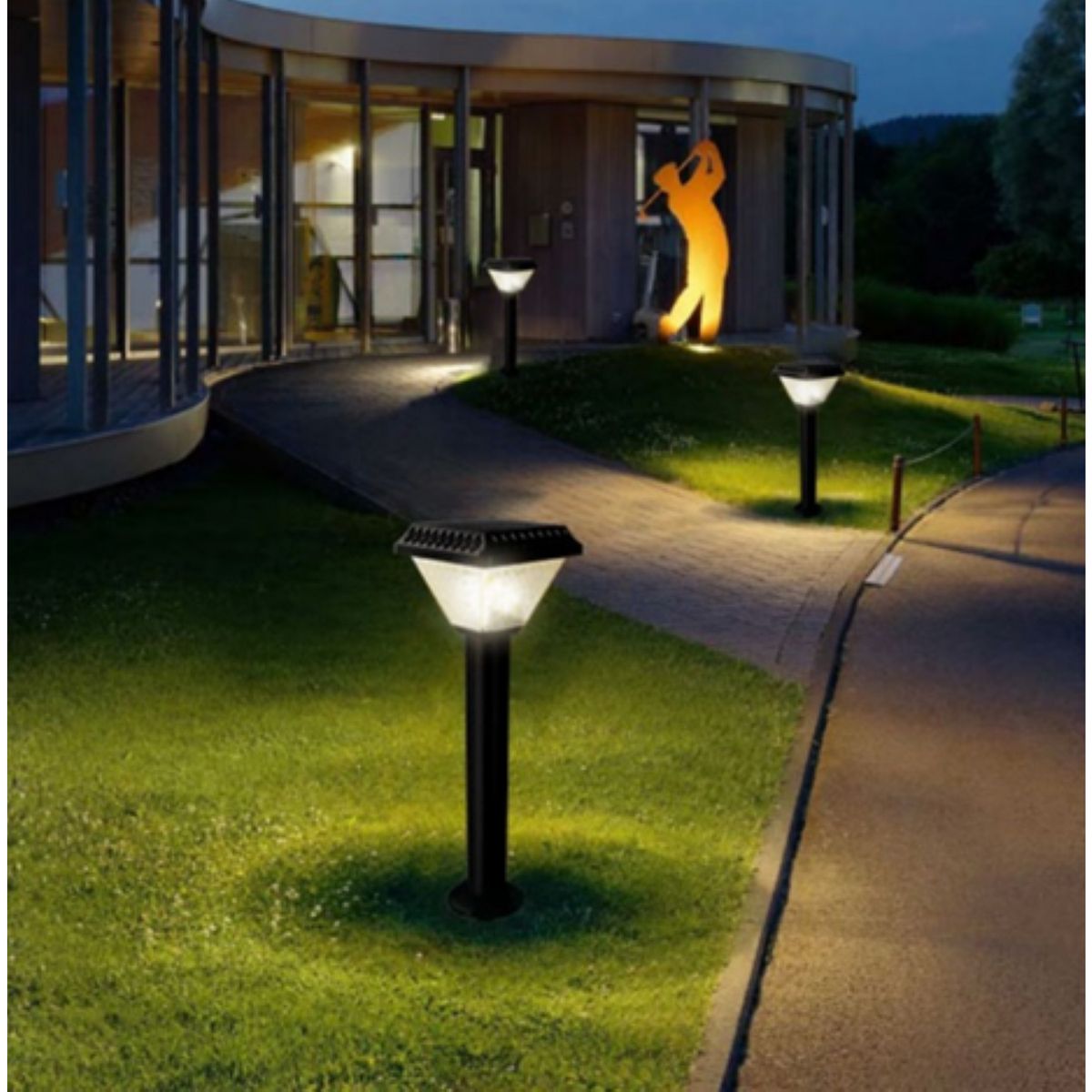 PHILIPS - Bolardo Solar Luz Cálida