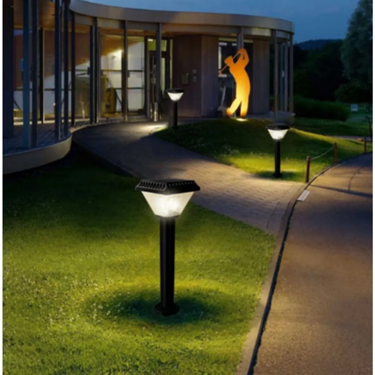 PHILIPS - Bolardo Solar Luz Cálida