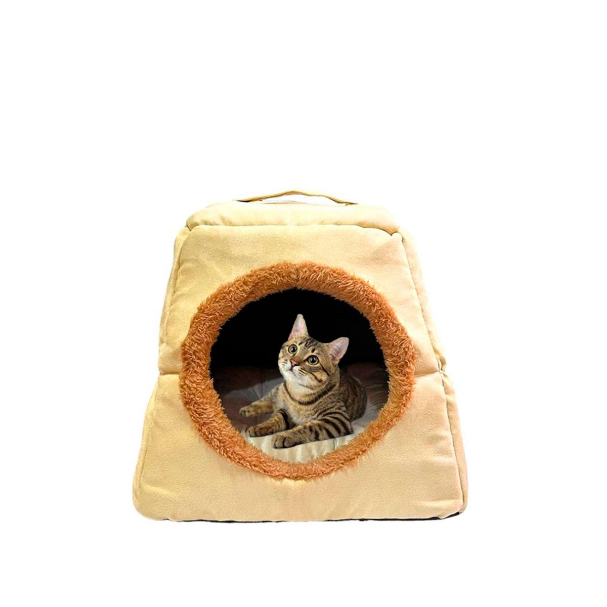 PETIZOOS - Cama para Gatos Tipo Cueva 44x43x47cm