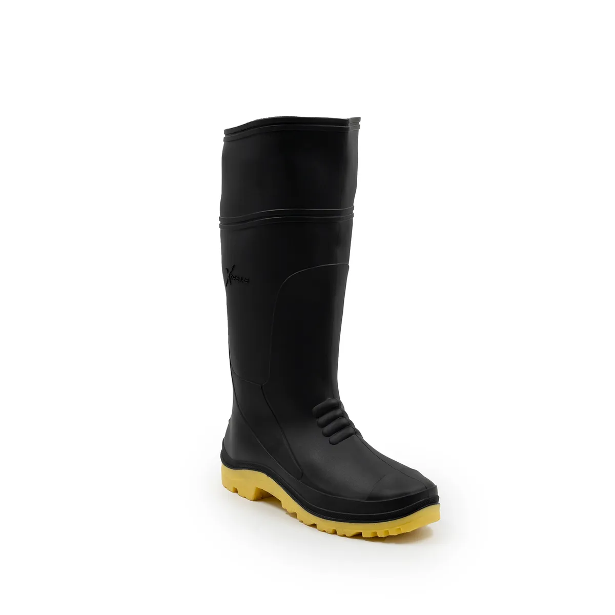  - Bota de Seguridad de PVC Unisex Xtreme Negra/amarillo 36cm