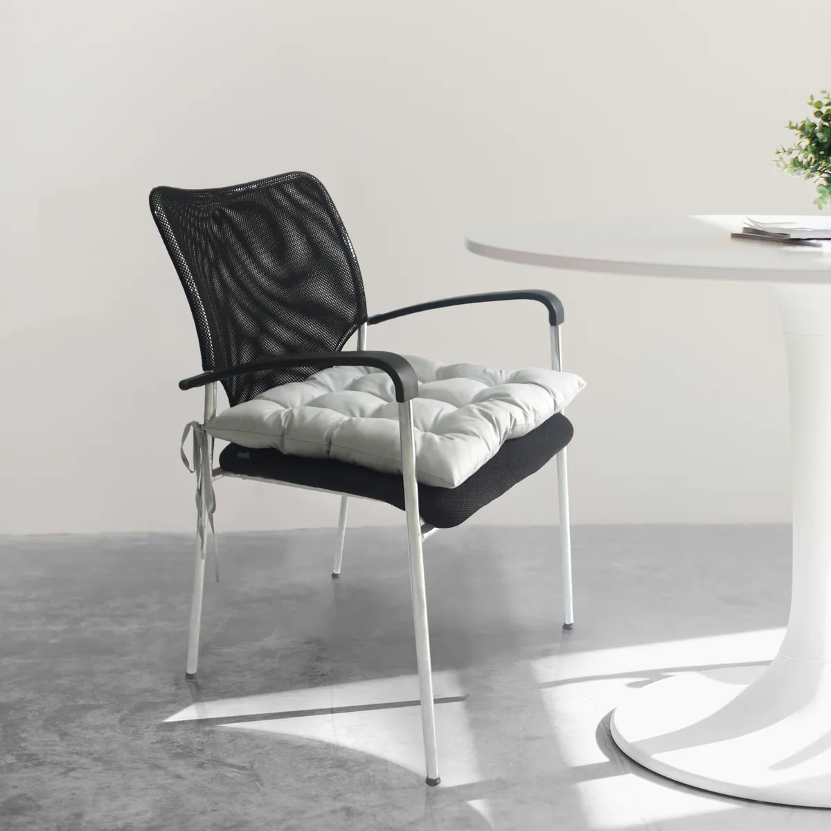 GENERICO - Cojín para Silla 45x45cm Plomo