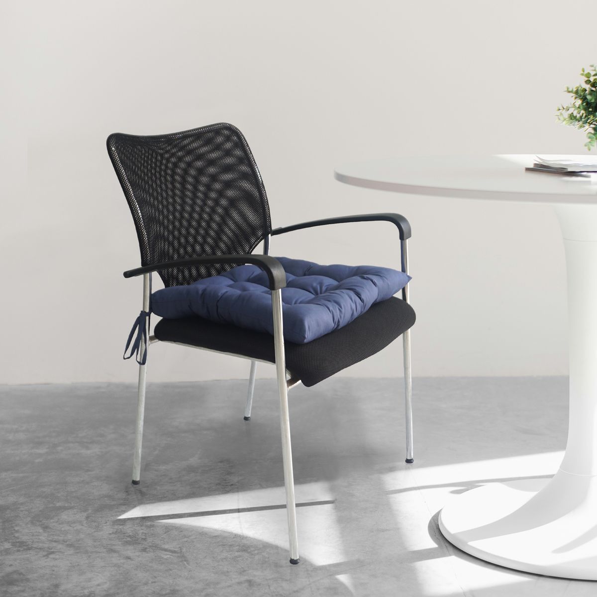 GENERICO - Cojín para Silla 45x45cm Azul