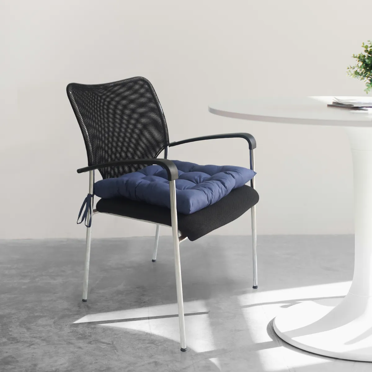 GENERICO - Cojín para Silla 45x45cm Azul