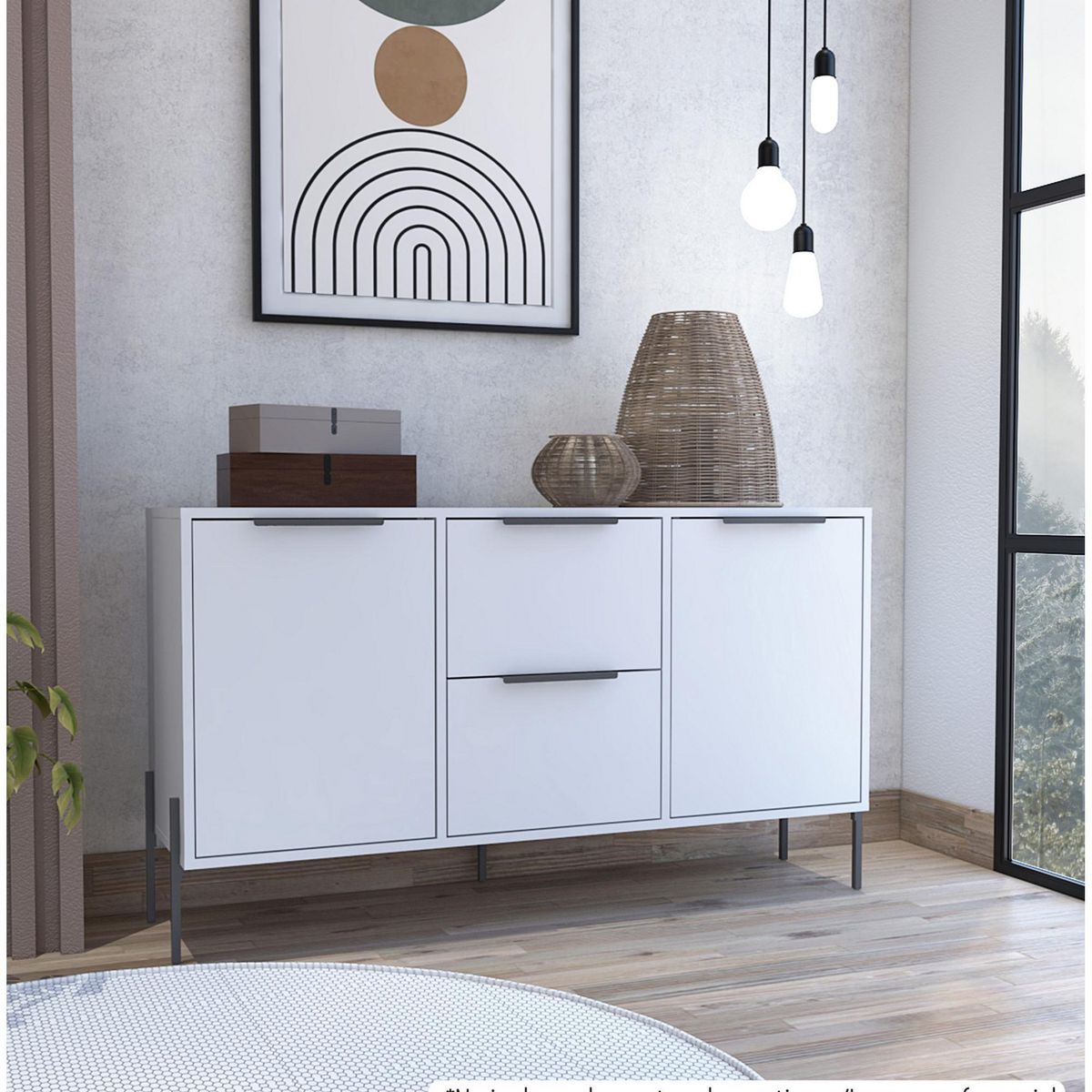 TUHOME - Recibidor Aparador White Collection Blanco