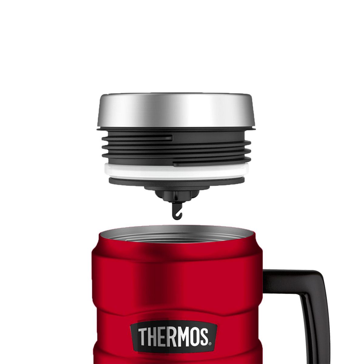 Taza Térmica King 470ml Rojo, marca THERMOS - Foto 2
