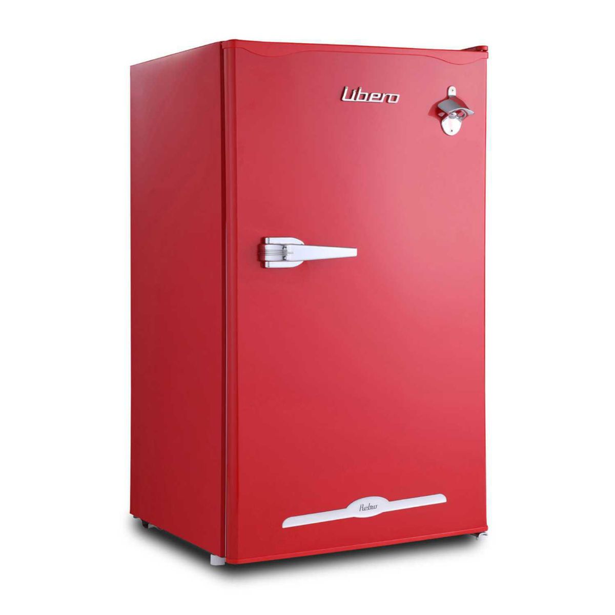 LIBERO - Frigobar LFB-90R Retro 91L Rojo Libero
