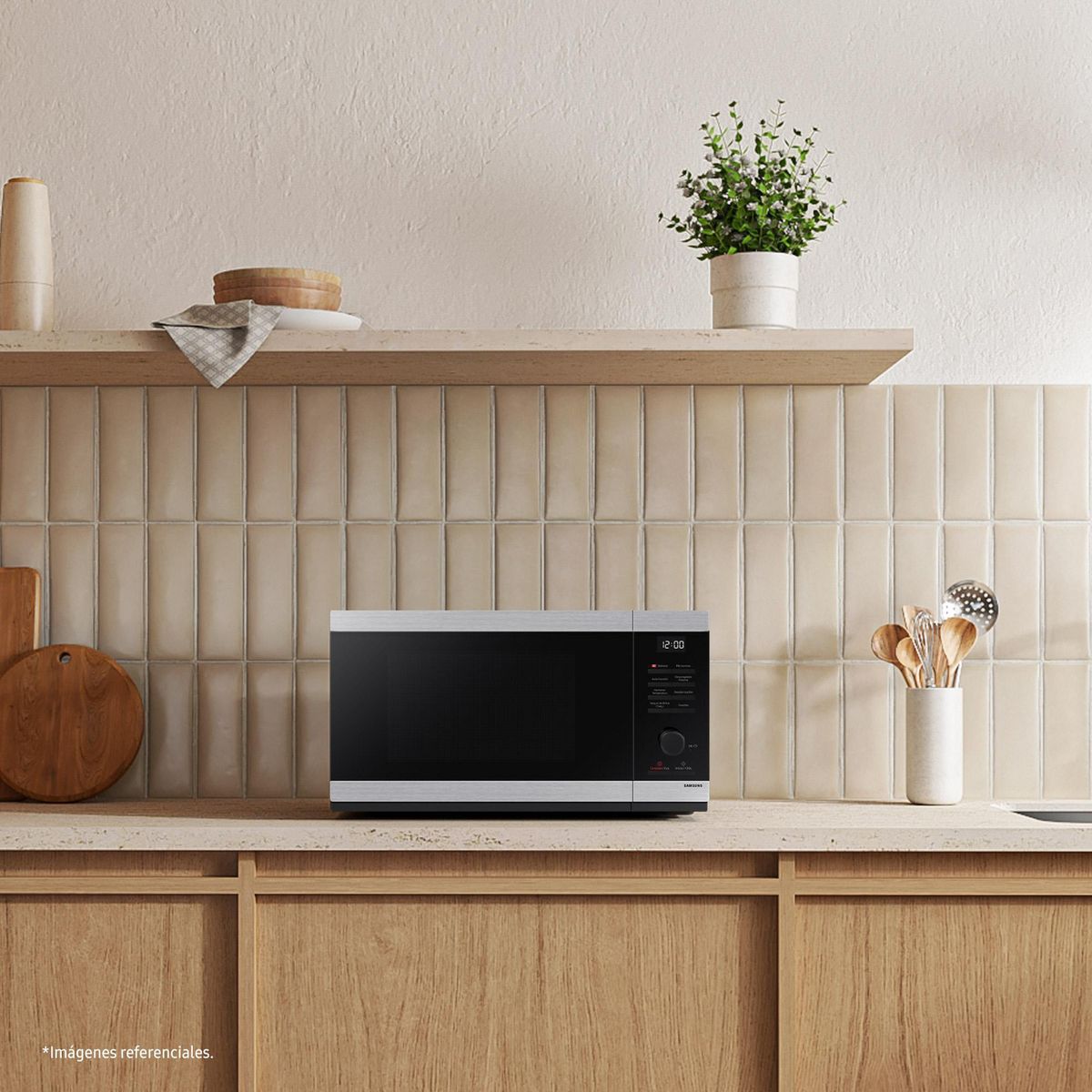 SAMSUNG - Horno Microondas Samsung 32L 1000W MS32DG4504ATPE