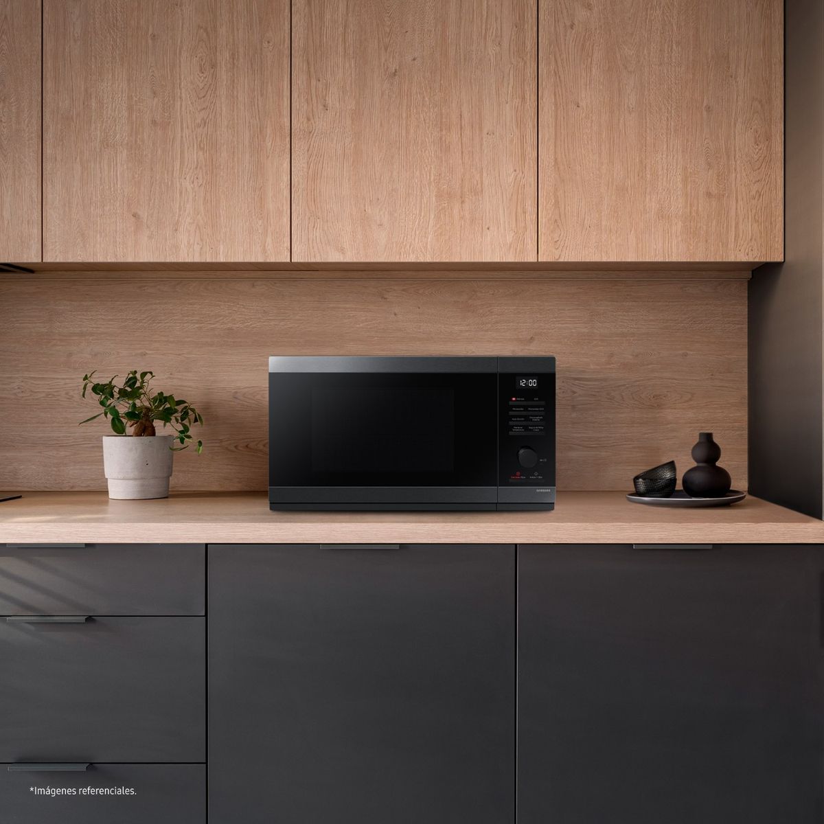 SAMSUNG - Horno Microondas Cheff Samsung 32L MG32DG4524AGPE con Dorador