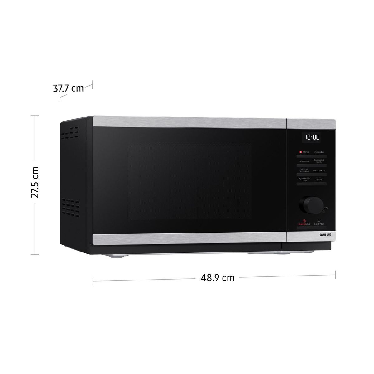 SAMSUNG - Horno Microondas Cheff Samsung 23L MS23DG4504ATPE