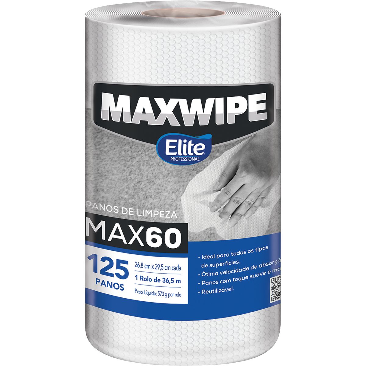 ELITE PROFESSIONAL - Papel Toalla Reutilizable Max Wipe Max60