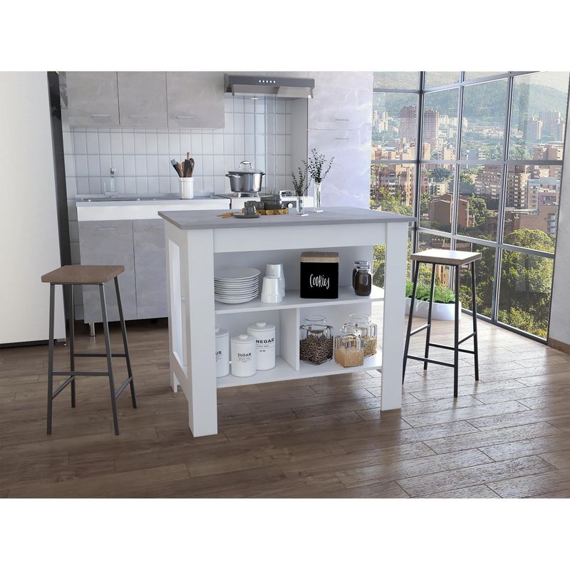 TUHOME - Mueble de Cocina Isla Cala Blanco Marquez/Ibiza
