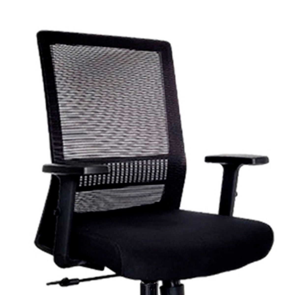 Silla de Escritorio Giratoria Nilson Negra, marca ZIYAZ - Foto 2