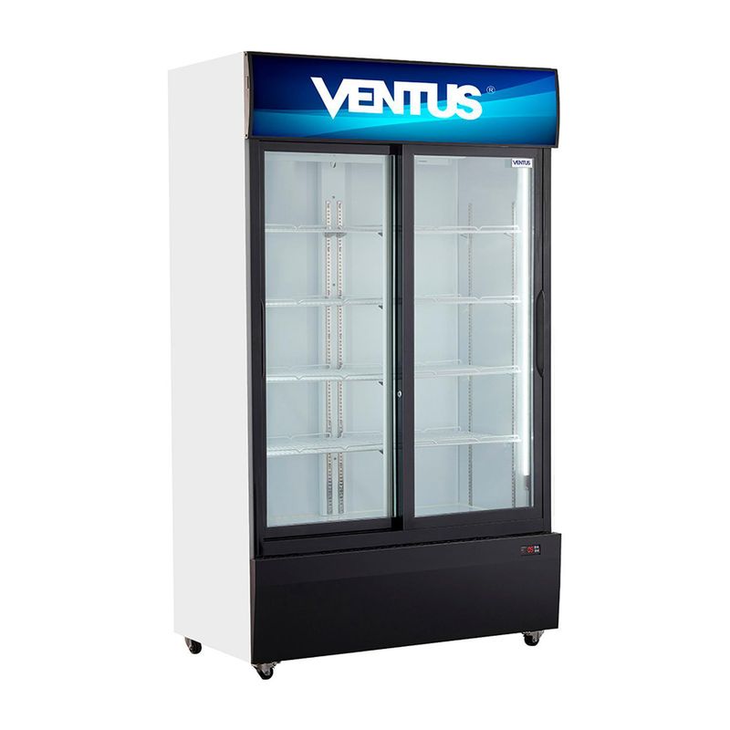 VENTUS - Visicooler Ventus 2 Puertas Vidrio 1000L