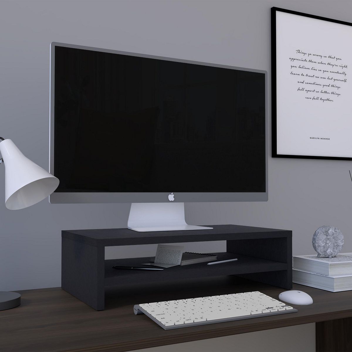 TUHOME - Rack Alzador Monitor M48 Wengue