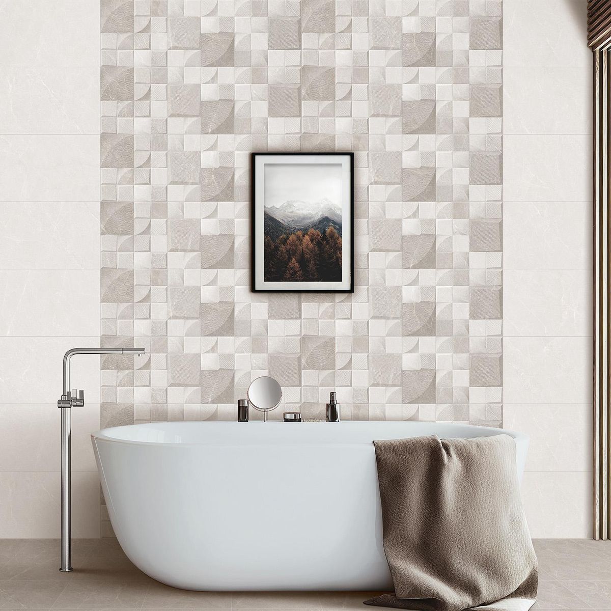 KLIPEN - Cerámica Gris Decorado 30x90cm 1.08 m2 Sintra