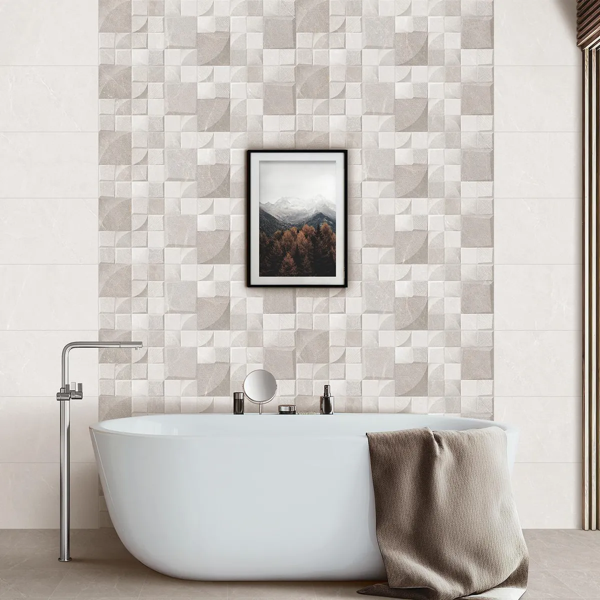 KLIPEN - Cerámica Gris Decorado 30x90cm 1.08 m2 Sintra