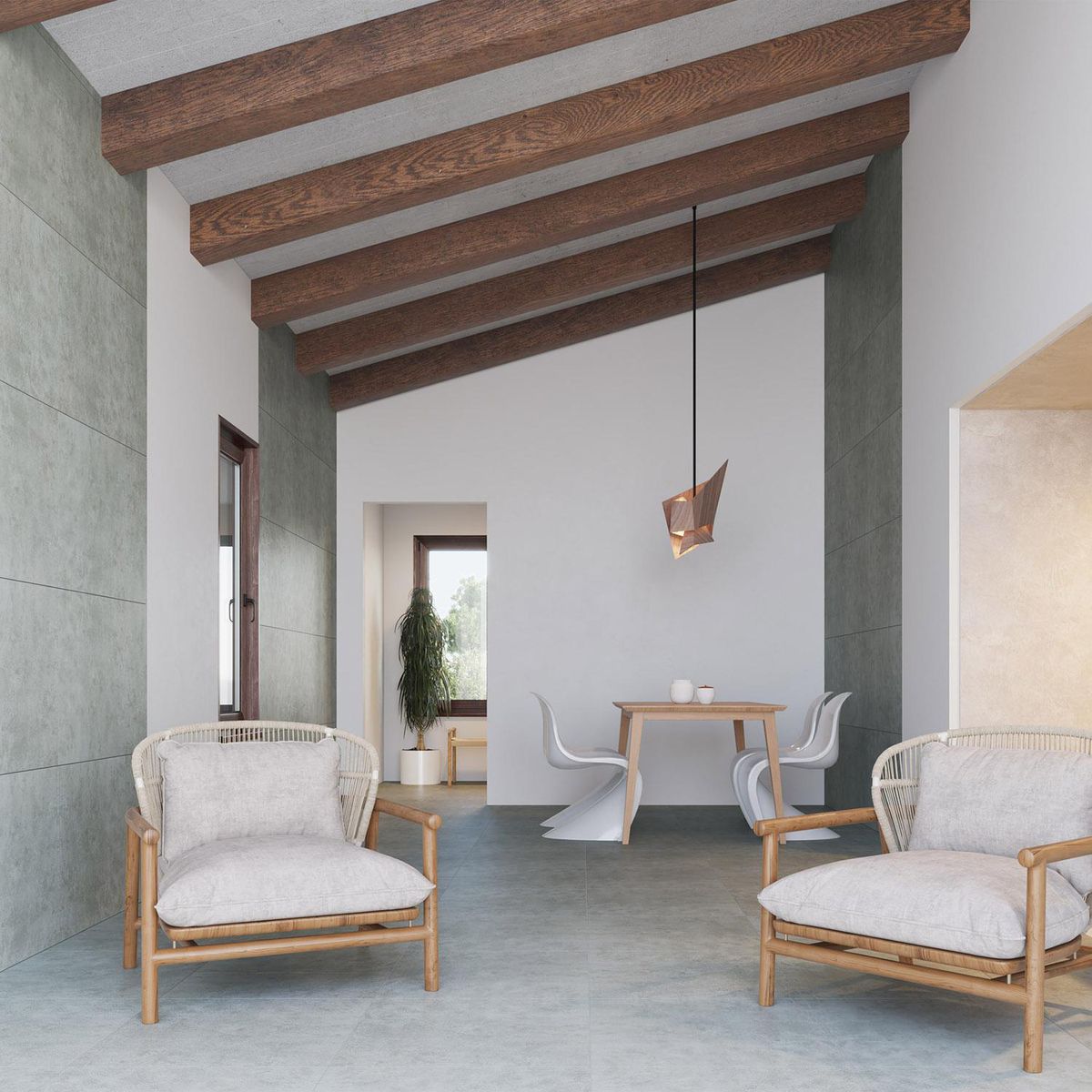 KLIPEN - Gres Porcelanico Gris Cementicio 60x60cm 1.44m2 Ohio