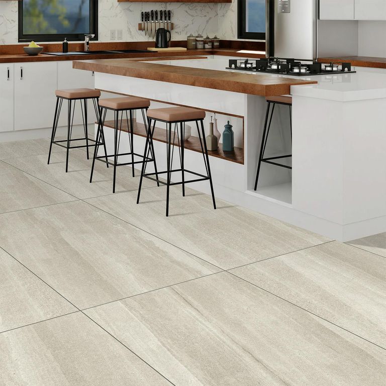 Gres Porcelanico Beige Rustico 60x120cm 1.44m2 Caystone | Sodimac Perú