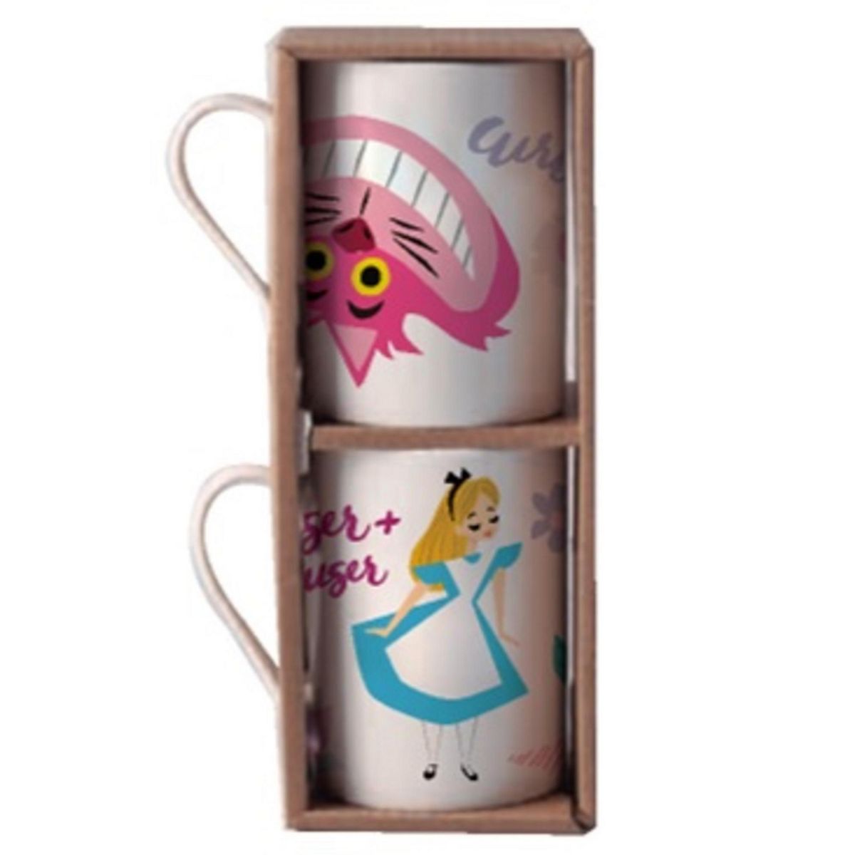DISNEY - Set 2 Tazas Alicia 330ml