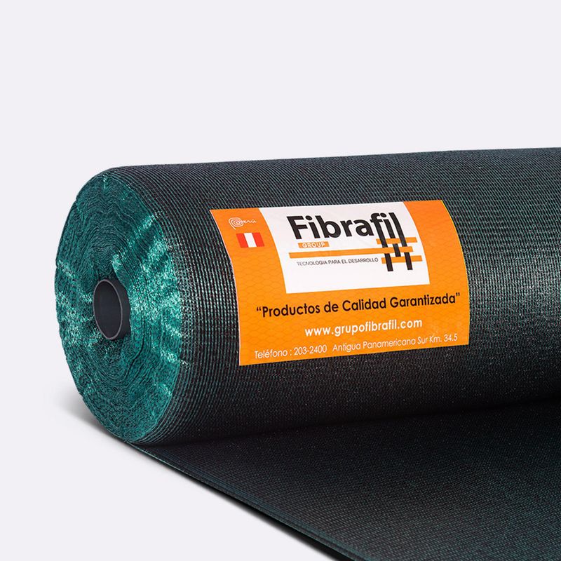 FIBRAFIL - Malla Raschel Negro/Verde 95% 4.20 X 100