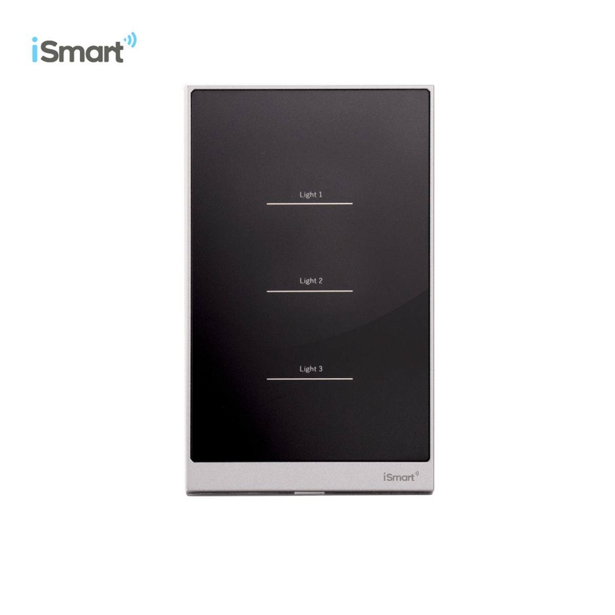 ISMART - Switch Panel Negro 3 Toques
