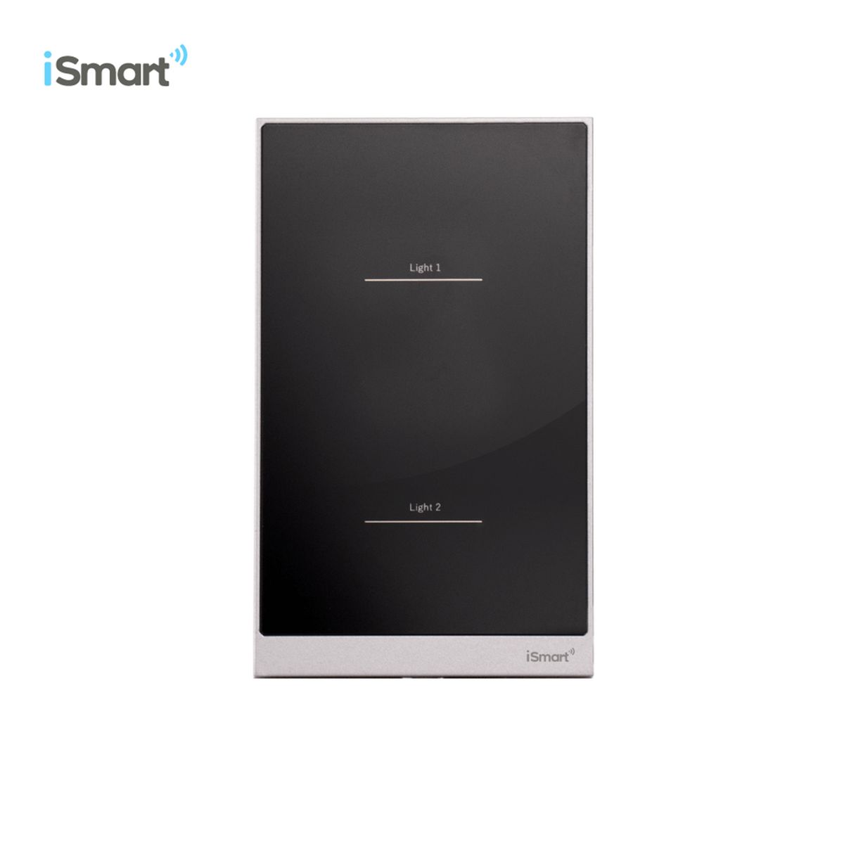 ISMART - Switch Panel Negro 2 Toques