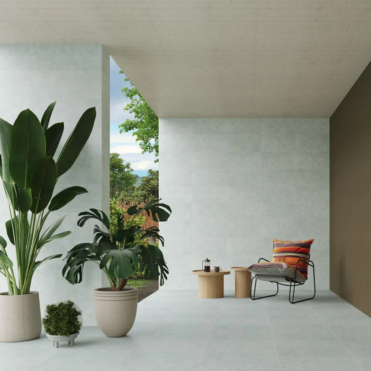 KLIPEN - Gres Porcelanico Gris Cementicio 60x60cm 1.44m2 Ohio