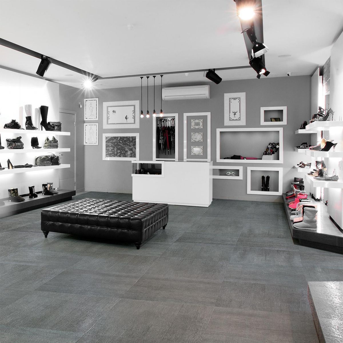 KLIPEN - Gres Porcelanico Gris Oscuro Cementicio 60x60cm 1.44m2 Walk