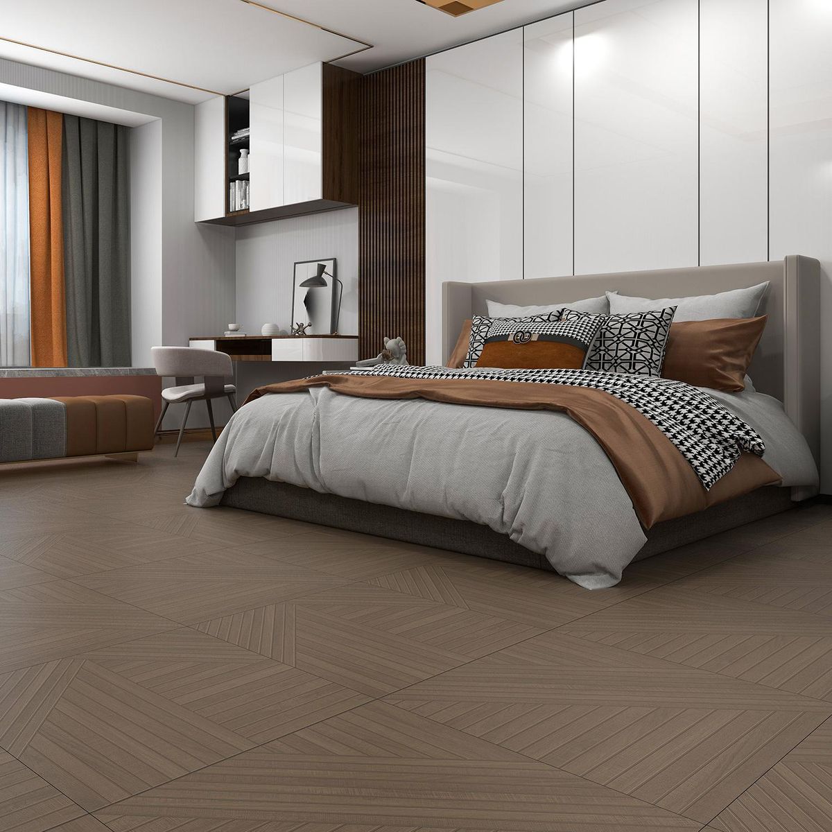 KLIPEN - Porcelanato Marrón Maderado 60x120cm 1.44m2 Decowood