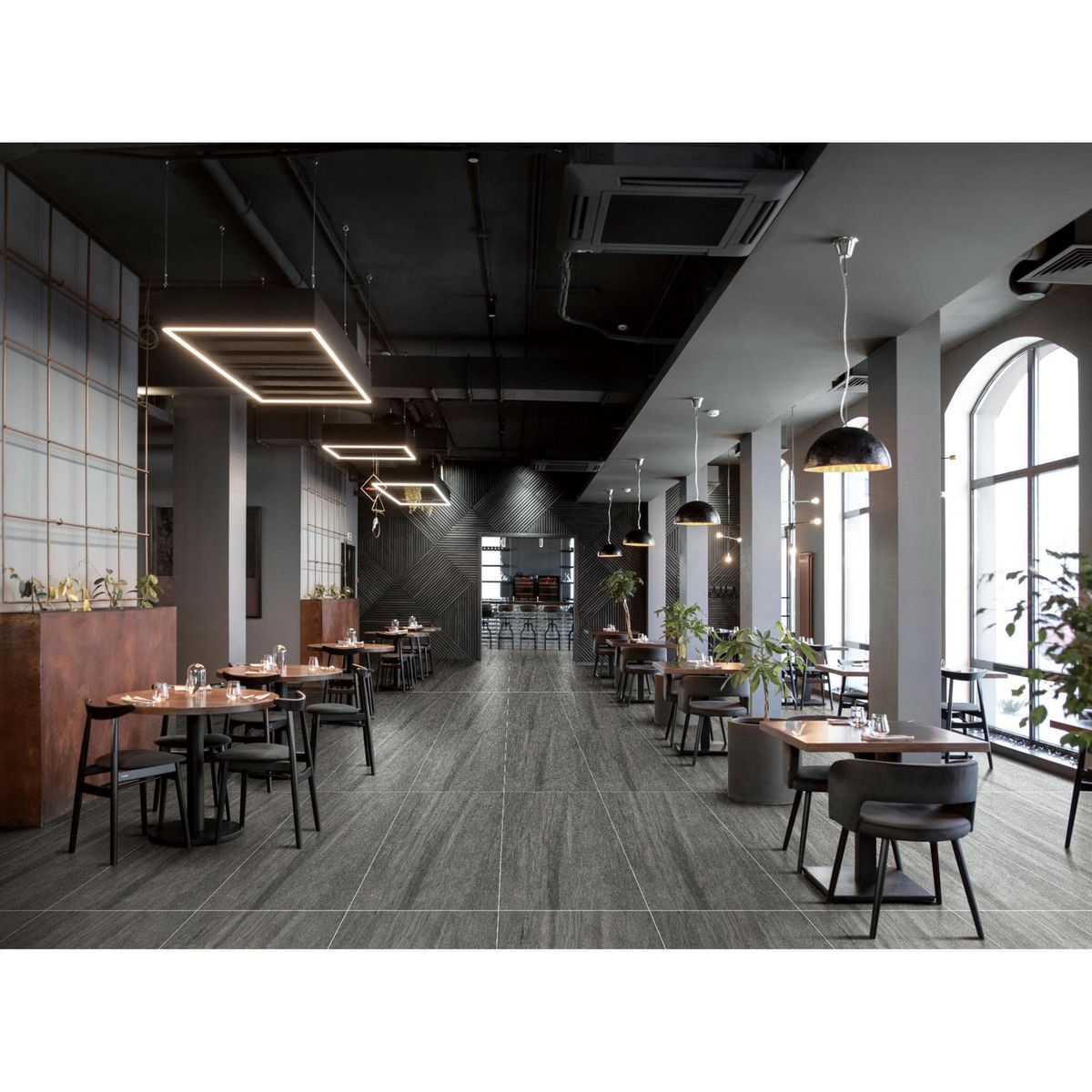 KLIPEN - Gres Porcelanico Gris Rustico 60x120cm 1.44m2 Korfu