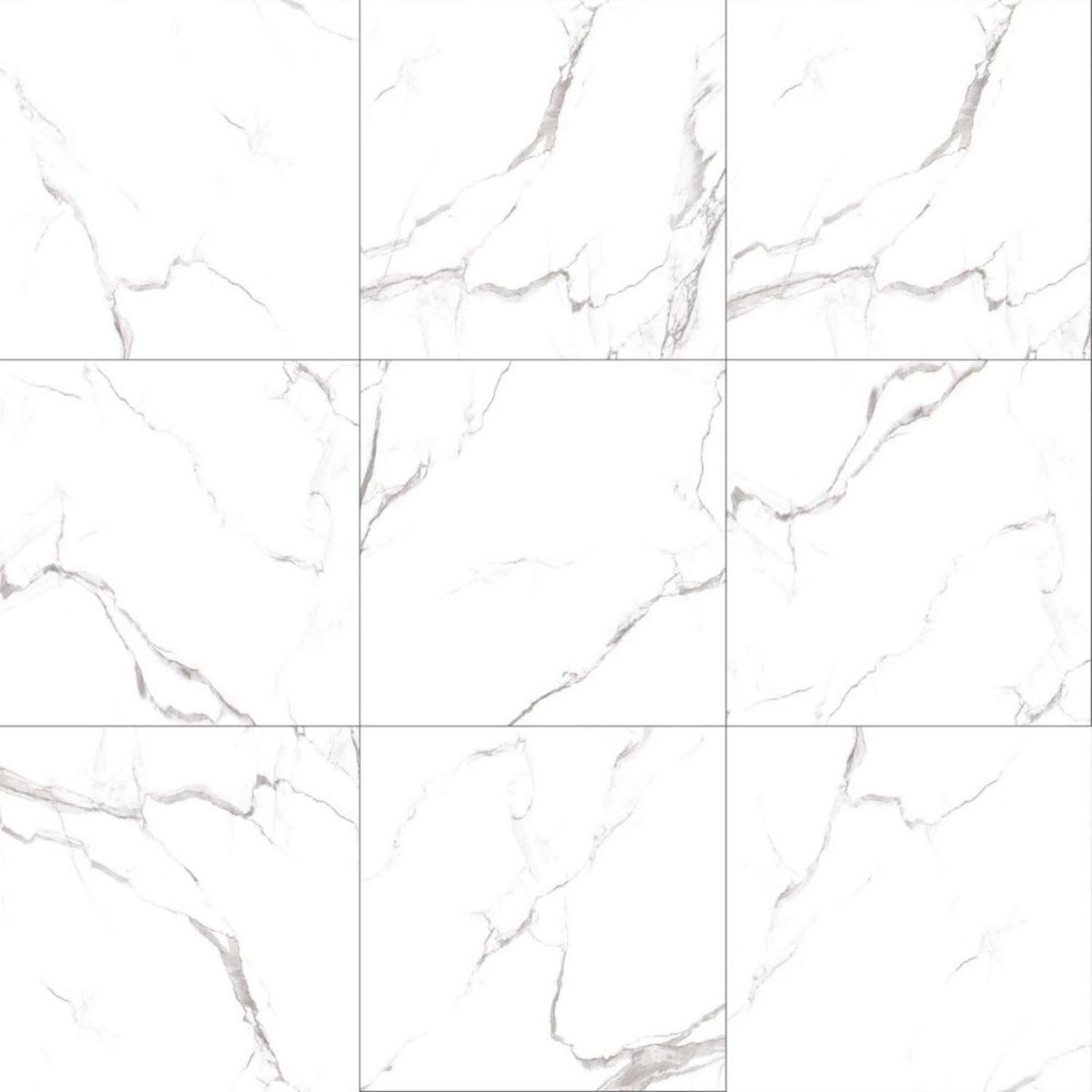KLIPEN - Gres Porcelanico Blanco Marmol 60x60cm 1.44m2 Carrara
