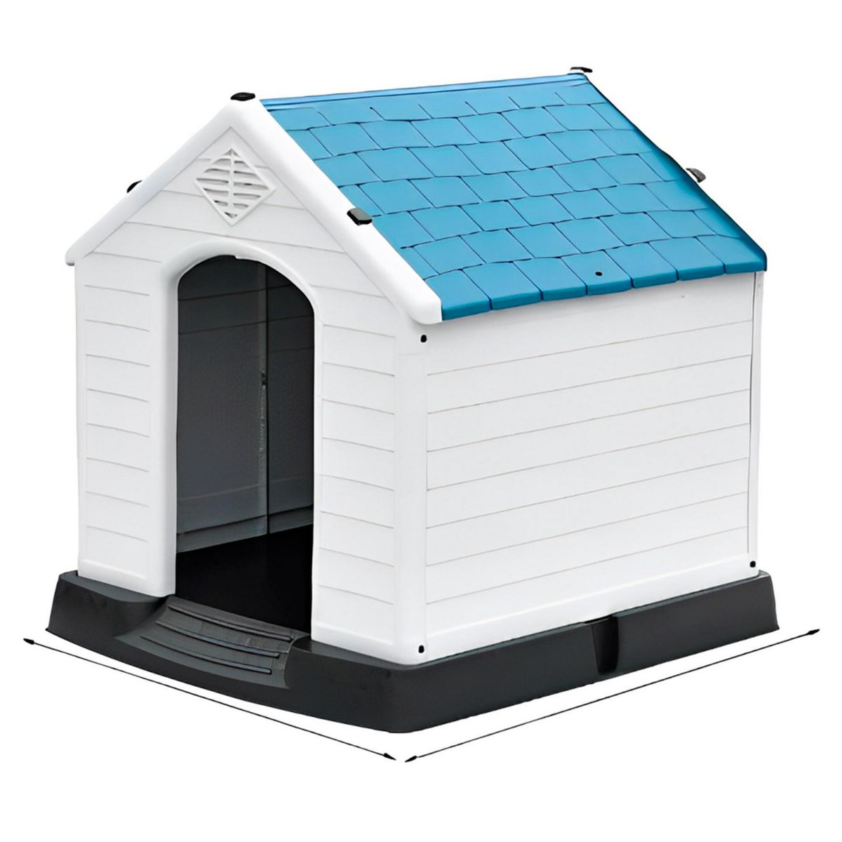 ACCECAN - Casa para Perro Raza Pequeña 66x69x73cm