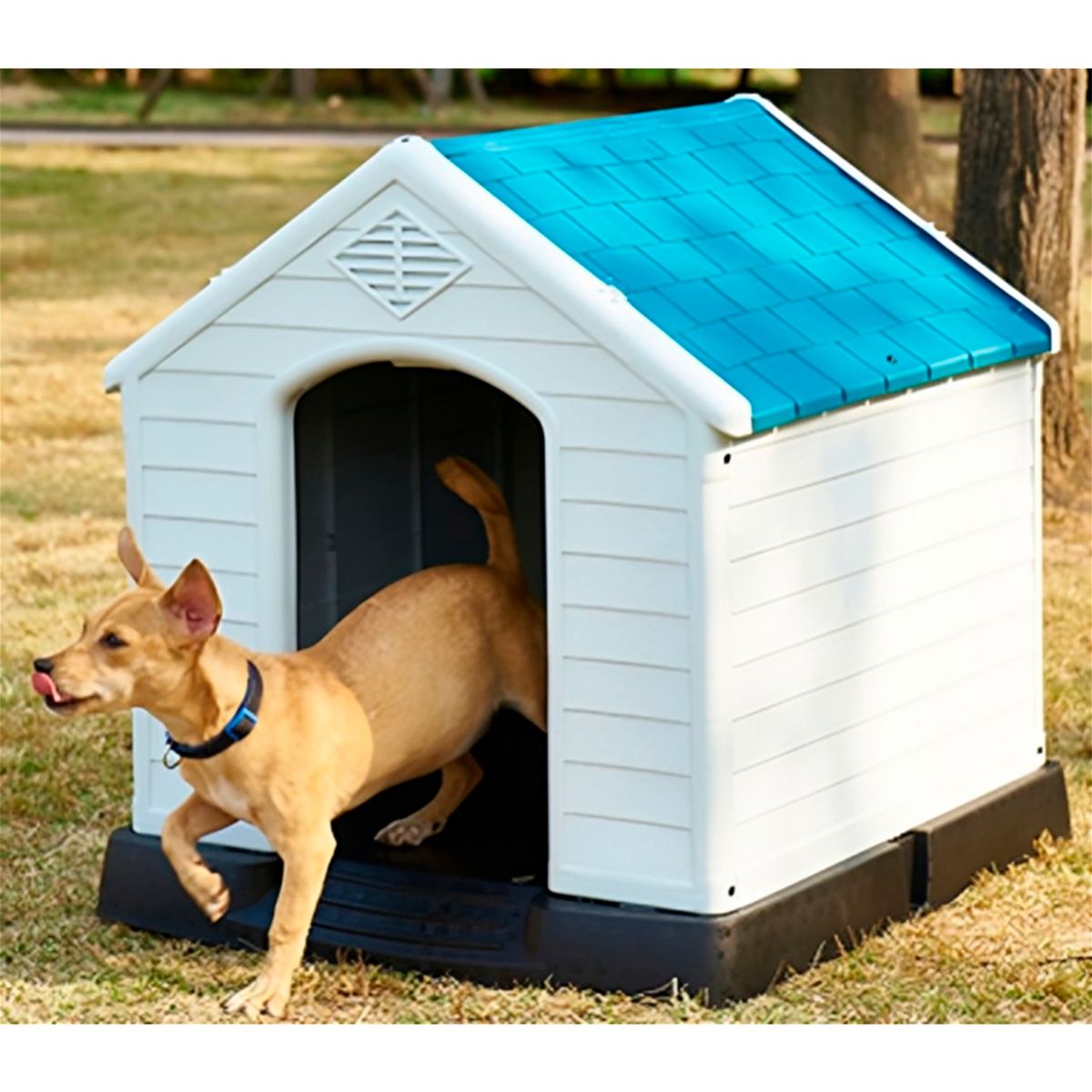 ACCECAN - Casa para Perro Raza Mediana 78x81x87cm
