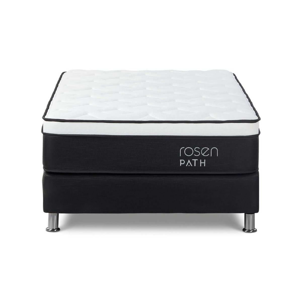 ROSEN - Box Tarima Path Grafito 1.5 Plazas