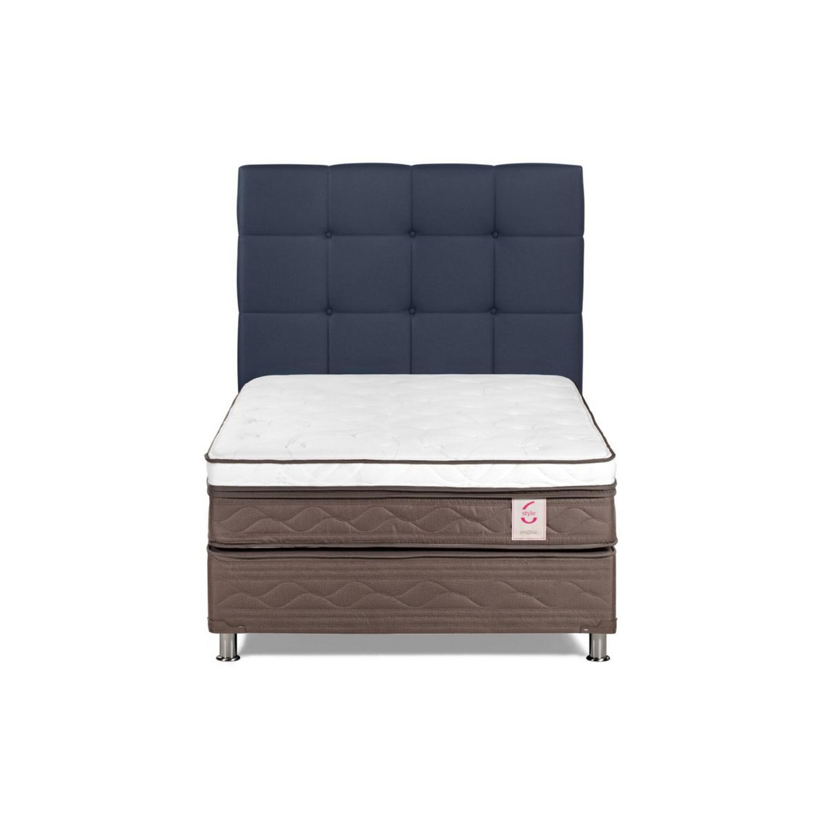 ROSEN - Box Tarima New Style 6 1.5 Plazas Issey Azul