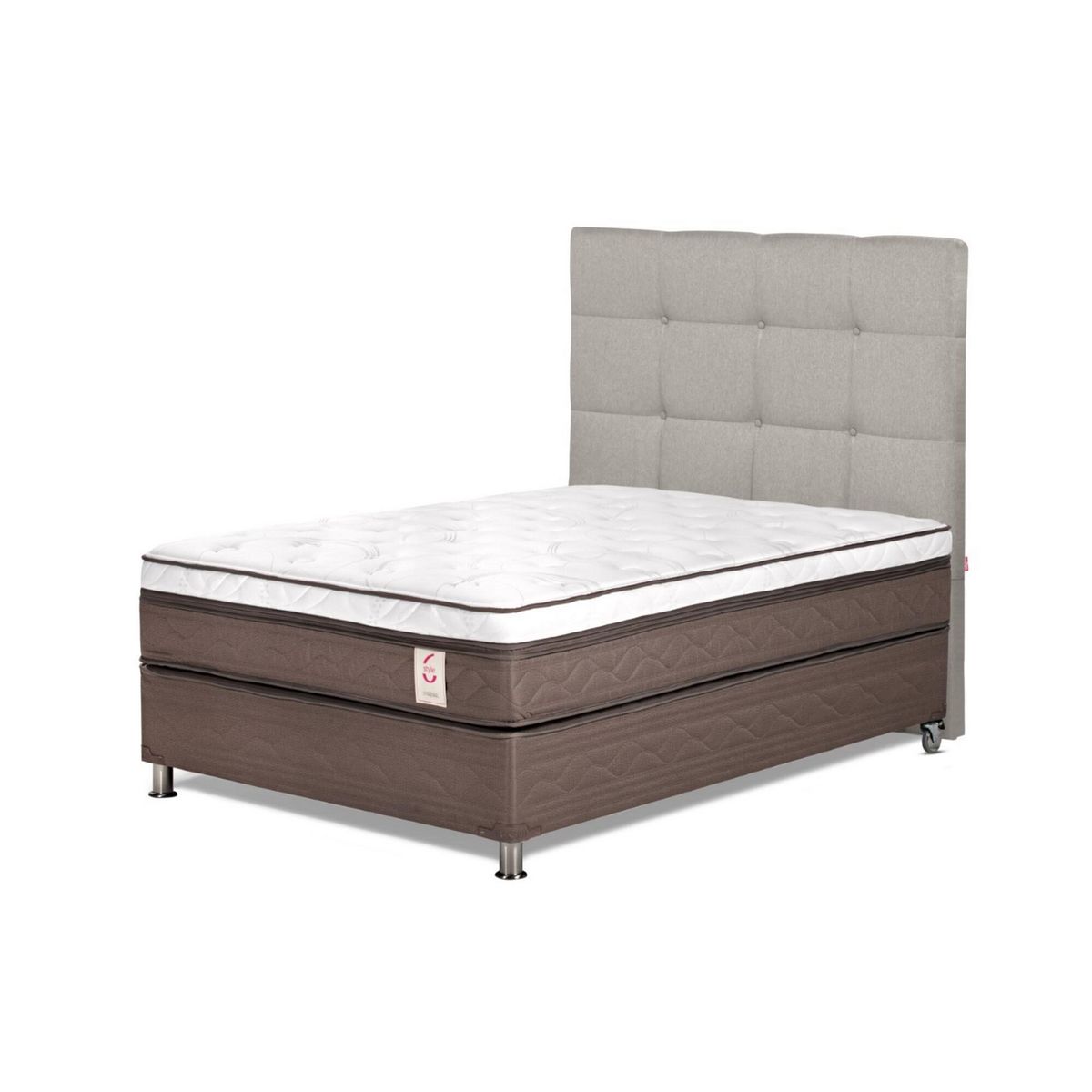 ROSEN - Box Tarima New Style 6 1.5 Plazas Issey Niebla