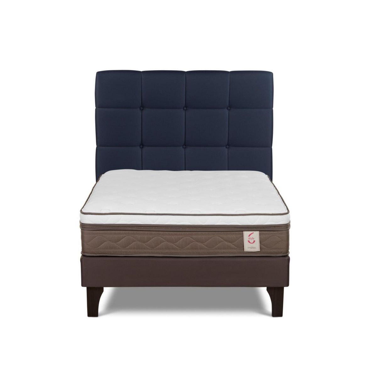 ROSEN - Cama Europea New Style 6 1.5 Plazas Issey Azul