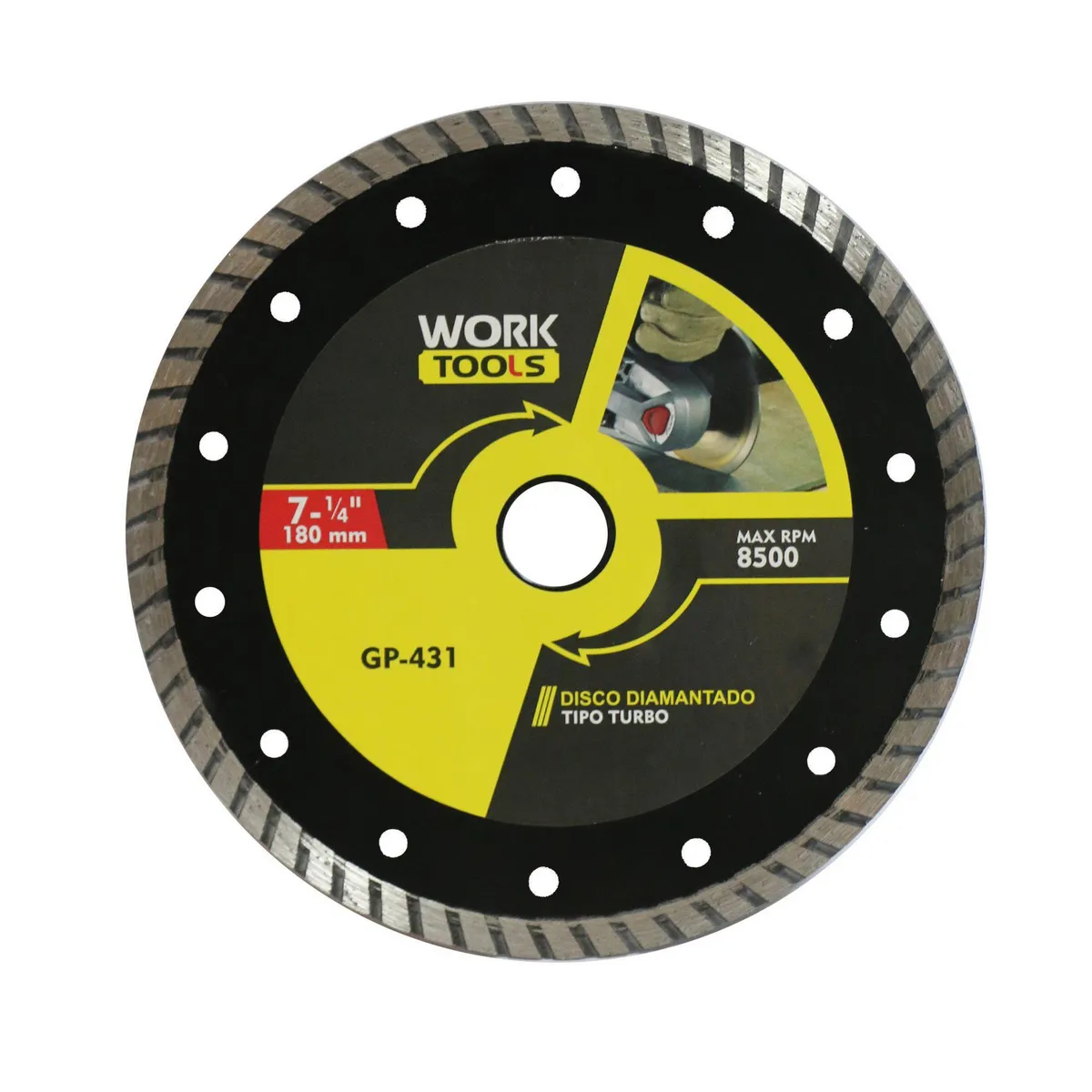 MAJOR - Disco De Corte para cerámica 7 -1/4" 180 Mm Continuo