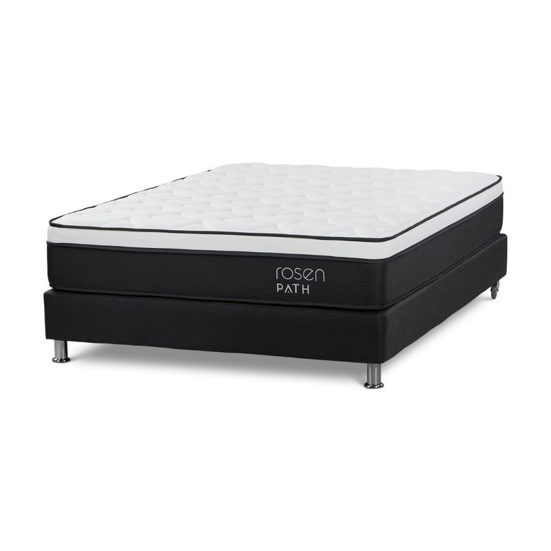 ROSEN - Box Tarima Path Grafito 2 Plazas