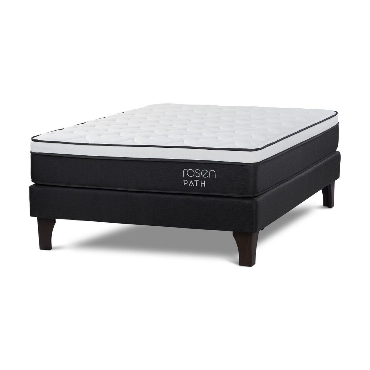 ROSEN - Cama Europea Path Grafito 2 Plazas