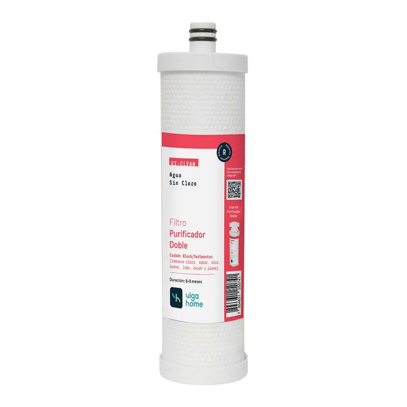 VIGAHOME - Repuesto Purificador Doble de Agua