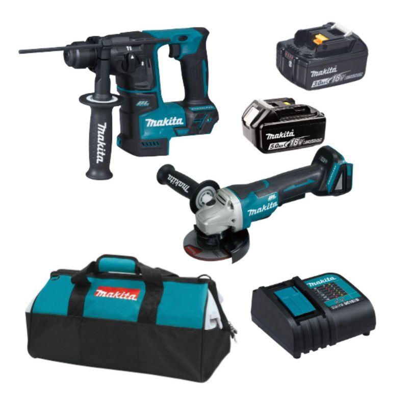 MAKITA - Kit Rotomartillo Makita Con Batería
