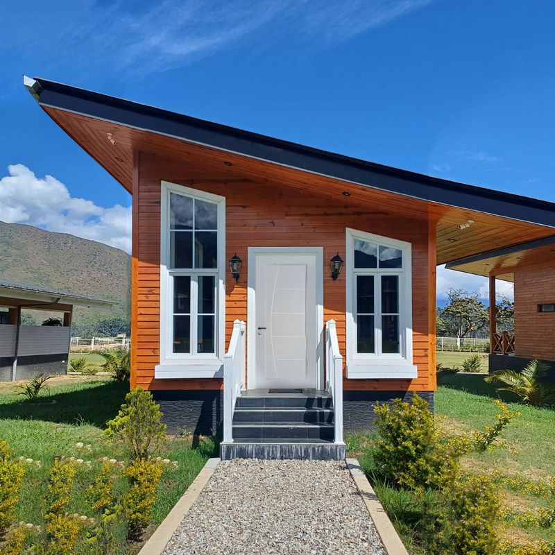 PAMA - Puerta de madera Principal  Pino Mach Nat Bisel California Blanca 45x950x2070