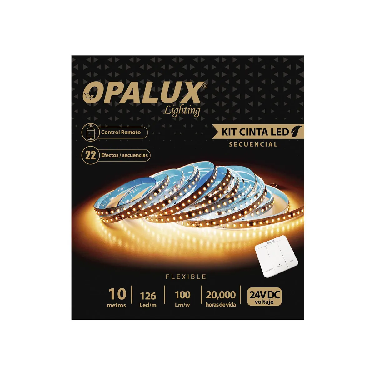 OPALUX - Kit Cinta Secuencial 3000K 24V